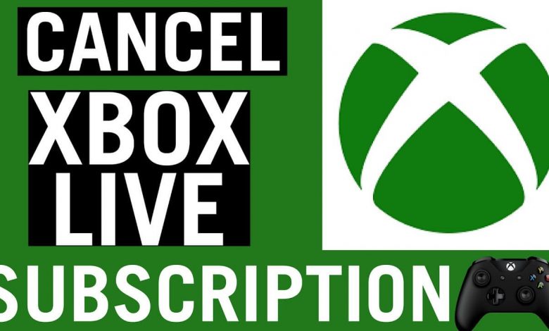 cancel xbox live