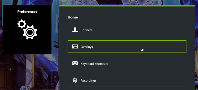 disable NVIDIA overlay