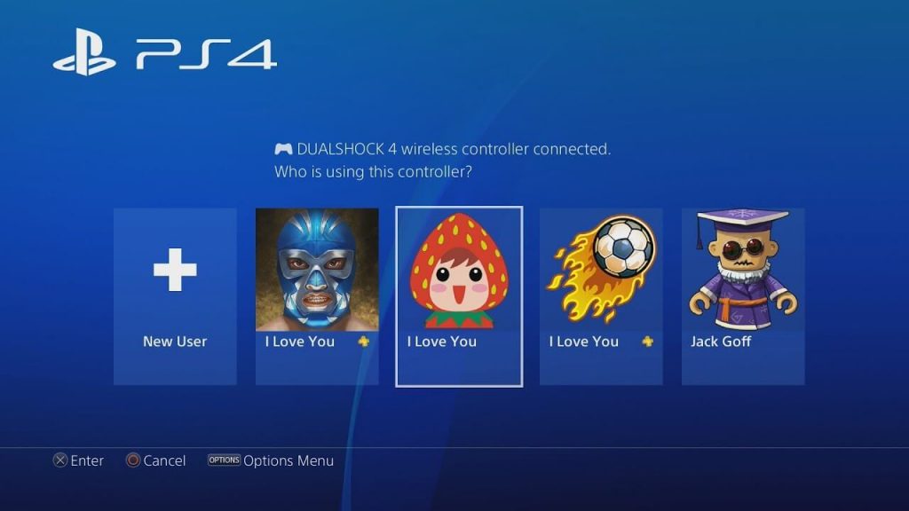 how to delete account on ps4