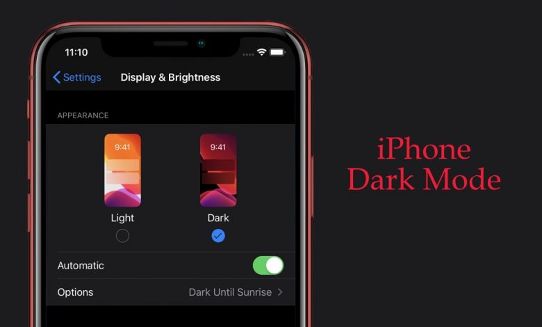 iPhone Dark Mode