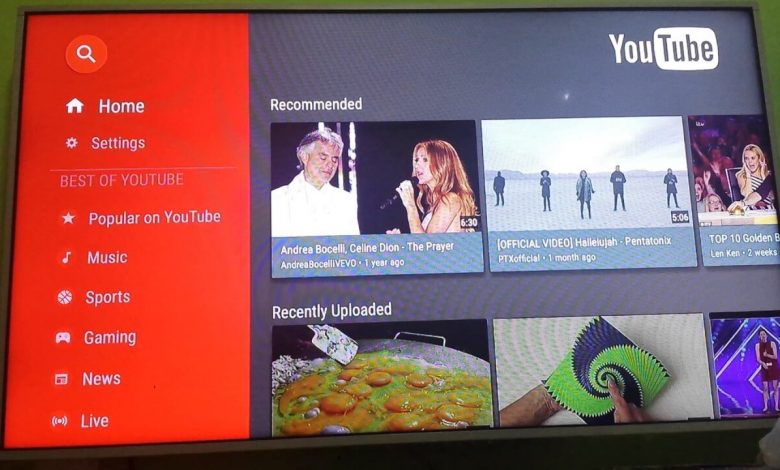 youtube on mi box