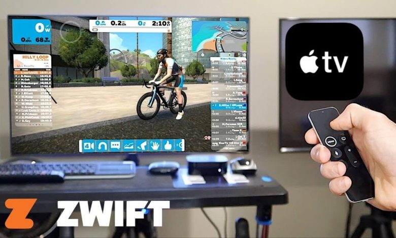 zwift on apple tv
