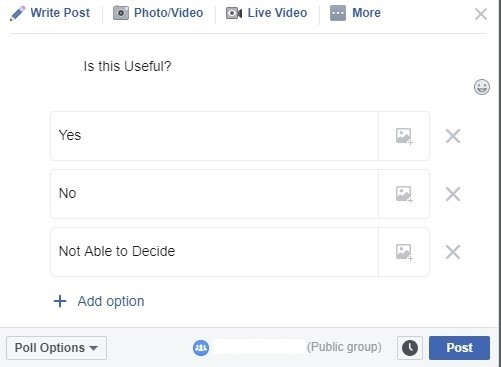 How to Create a Poll on Facebook