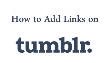 Add links on Tumblr