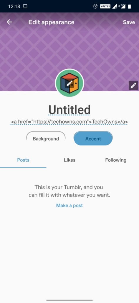 How to Add Links to Tumblr Bio