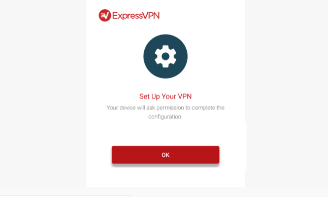 Allow ExpressVPN to configure