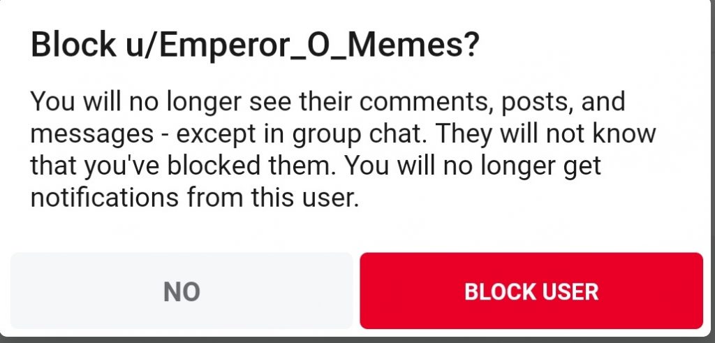 Block Someone on Reddit