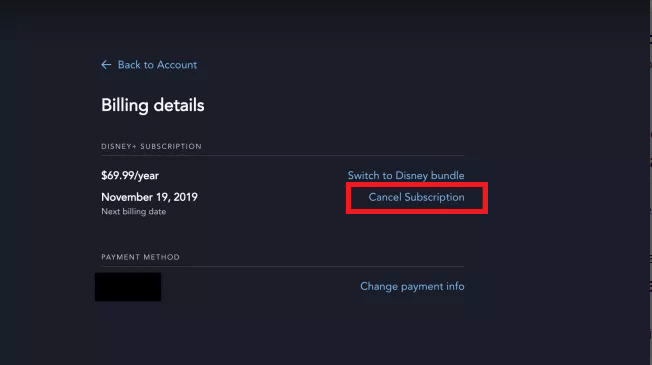 Cancel Disney Plus Subscription