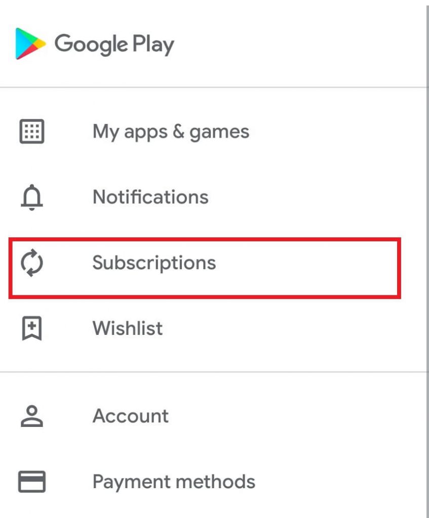 Choose Subscriptions