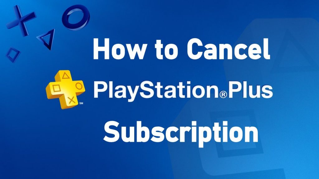 Cancel PlayStation Plus