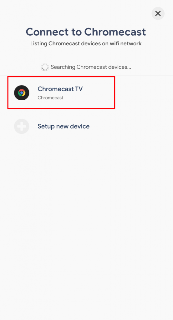 Streamer for Chromecast app