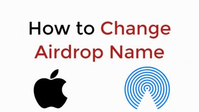 Change AirDrop Name