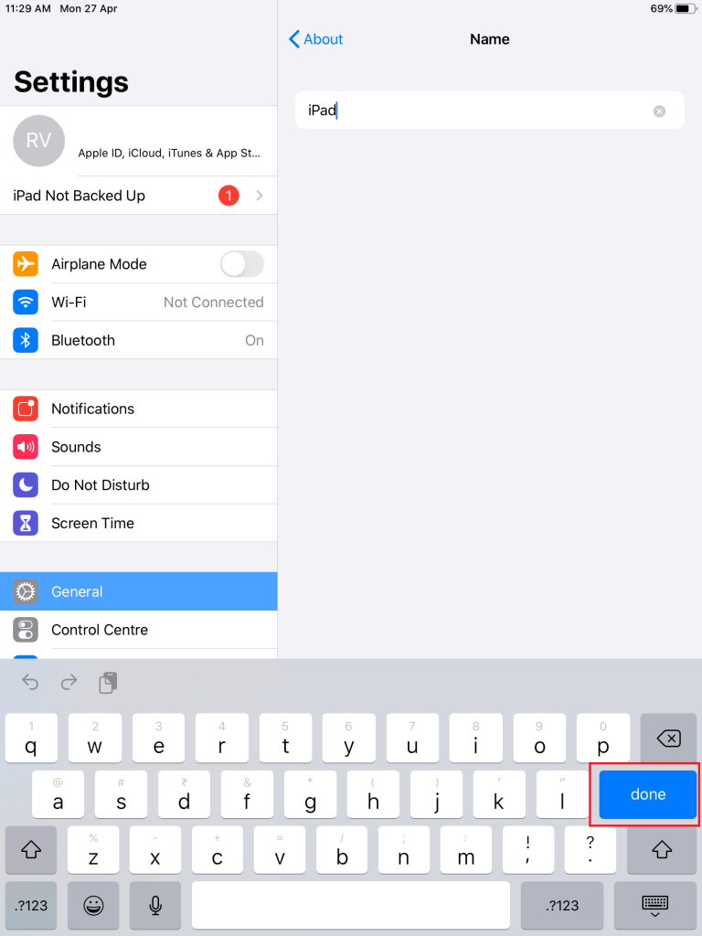 Change Airdrop Name on iPhone and iPad
