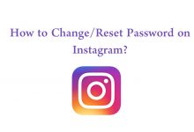 Reset Password on Instagram