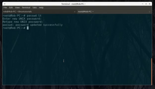 Change Password on Linux