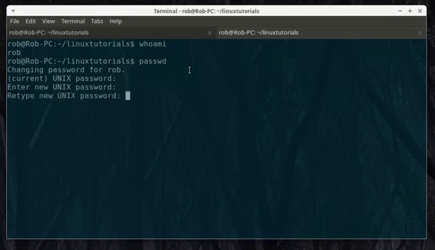 Change Password on Linux