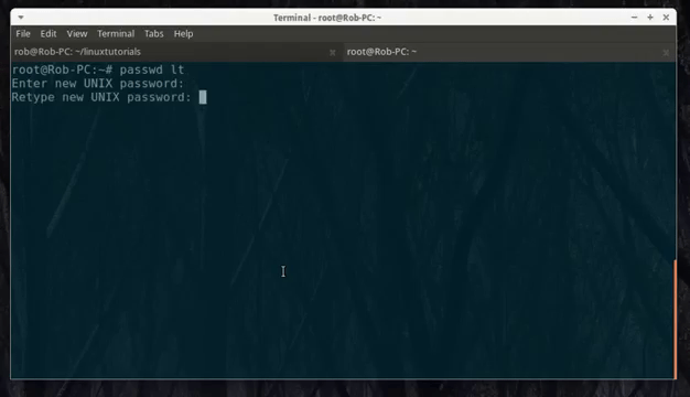Change Password on Linux