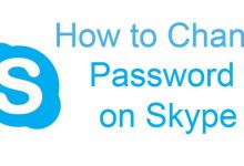 Change Skype Password