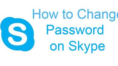 Change Skype Password