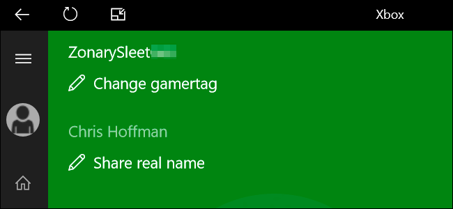 Change Xbox Gamertag