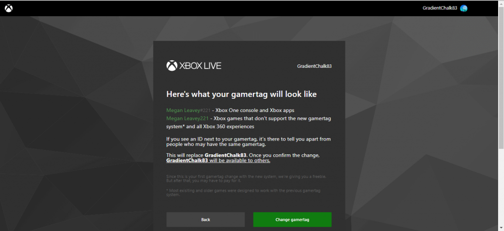 ViLyx on X: This is how you get Free Gamertag changes on Xbox One