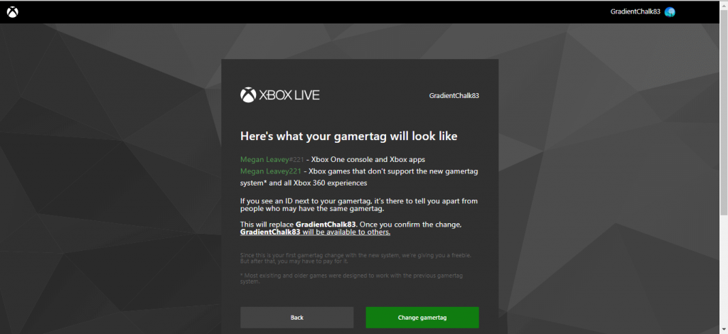 Change Xbox Gamertag