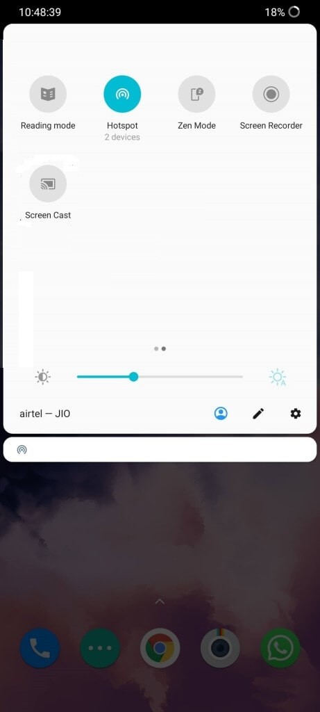 Choose Screen Cast