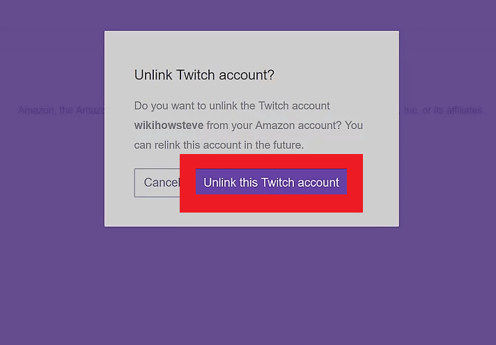 Choose this Twitch Account - How to Cancel Twitch Prime