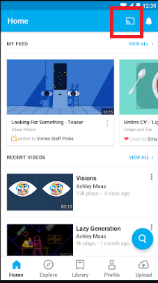 Chromecast Vimeo