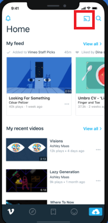 Chromecast Vimeo