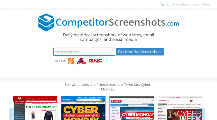 Competitor Screenshots - Best Wayback Machine (Internet Archive) Alternatives