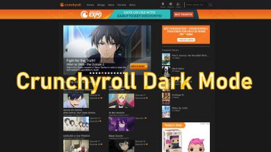 Crunchyroll Dark Mode