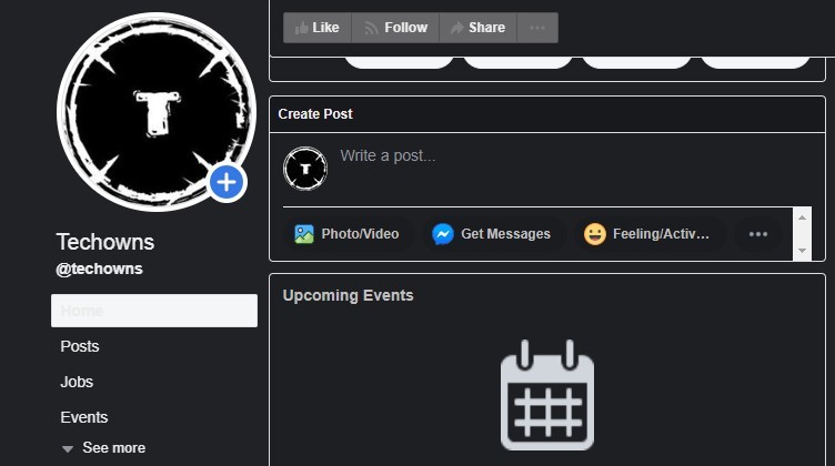 Facebook Dark Mode