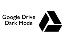 Dark mode on Google Drive