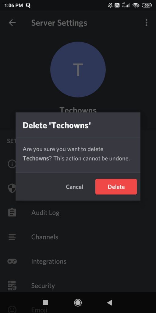 How to Delete a Discord Server