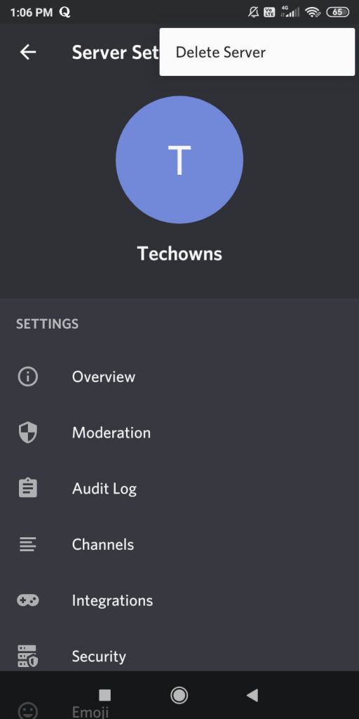 How to Delete a Discord Server
