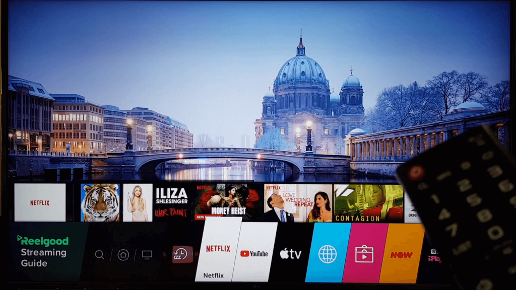 Home Screen LG TV