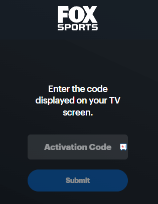 Activate  FOX Sports on Apple TV