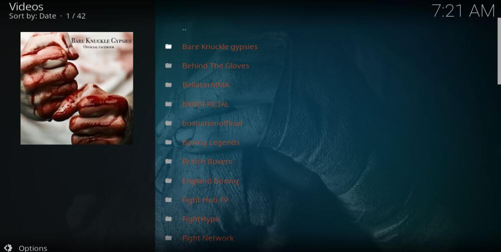 FightTube Kodi Addon