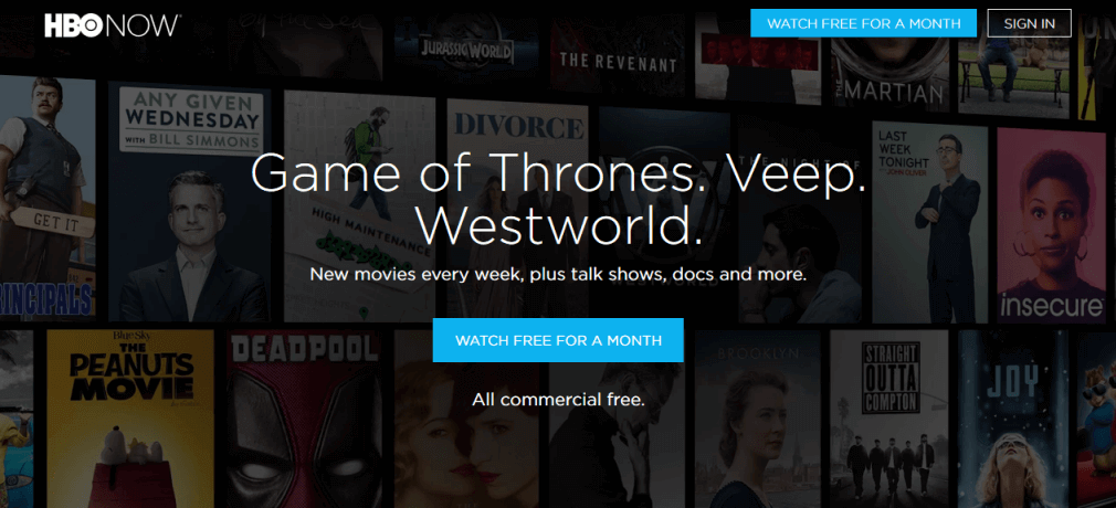 HBO NOW on Apple TV