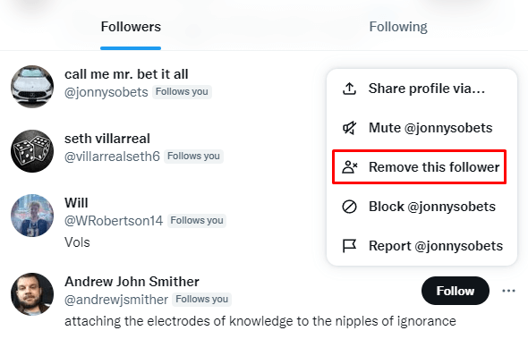 How to Remove Followers on Twitter