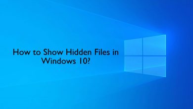 How to Show Hidden Files in Windows 10