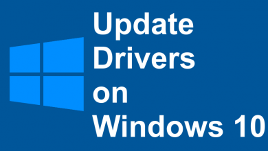 Update Drivers on Windows 10