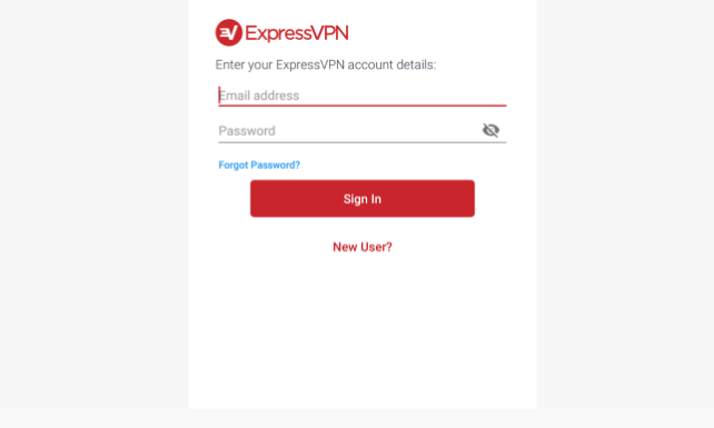 Login to ExpressVPN