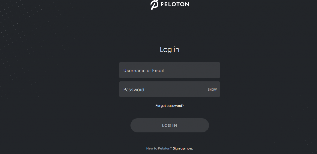 Login to Peloton Account