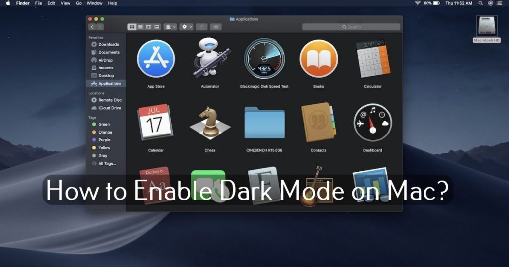 Mac Dark Mode