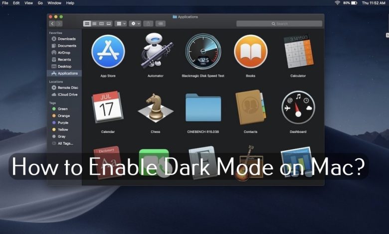 Mac Dark Mode