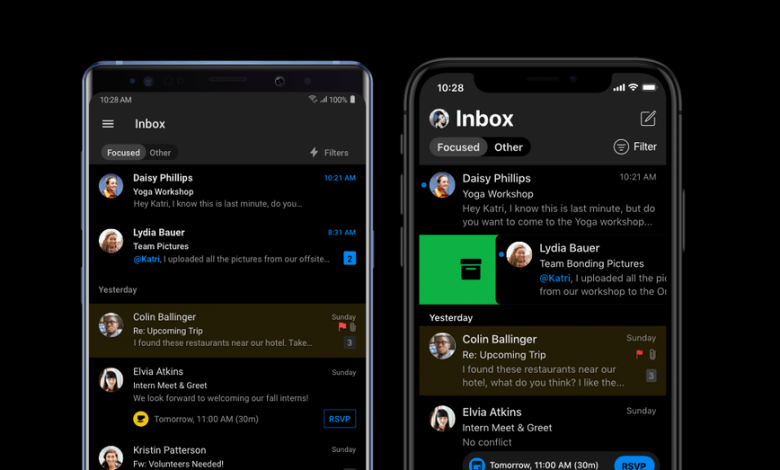 Microsoft Outlook Dark Mode