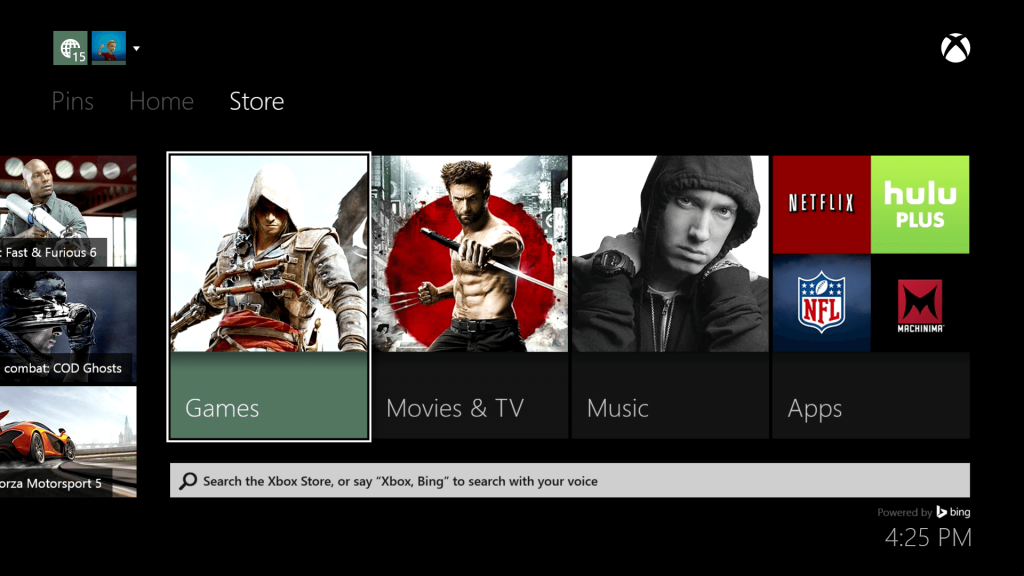 Select Store on Xbox