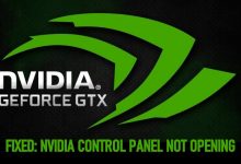 Nvidia Control Panel Not Opening